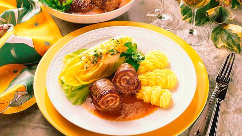 Rinderroulade mit Spitzkohl Rezept - Foto: Horn