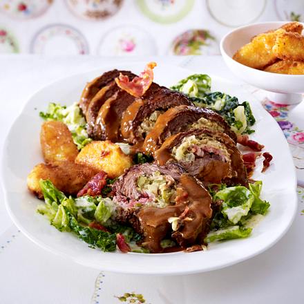 Rinderroulade XXL/Variante Rezept