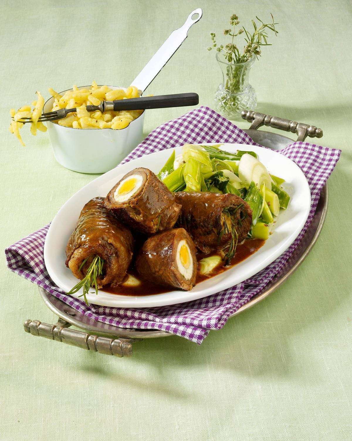 Rinderrouladen Typ Schwalbennester Rezept