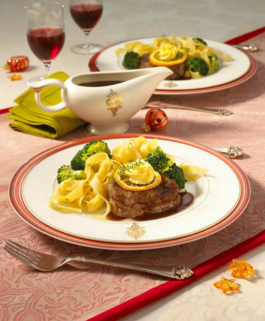 Rindersteak mit Orangenbutter Rezept Rindersteak mit Orangenbutter Rezept