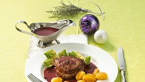 Rindersteak mit Rotwein-Nelken-Soße Rezept - Foto: Först, Thomas