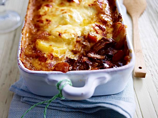 Rinderstew unter Reblochon-Kartoffel-Haube Rezept