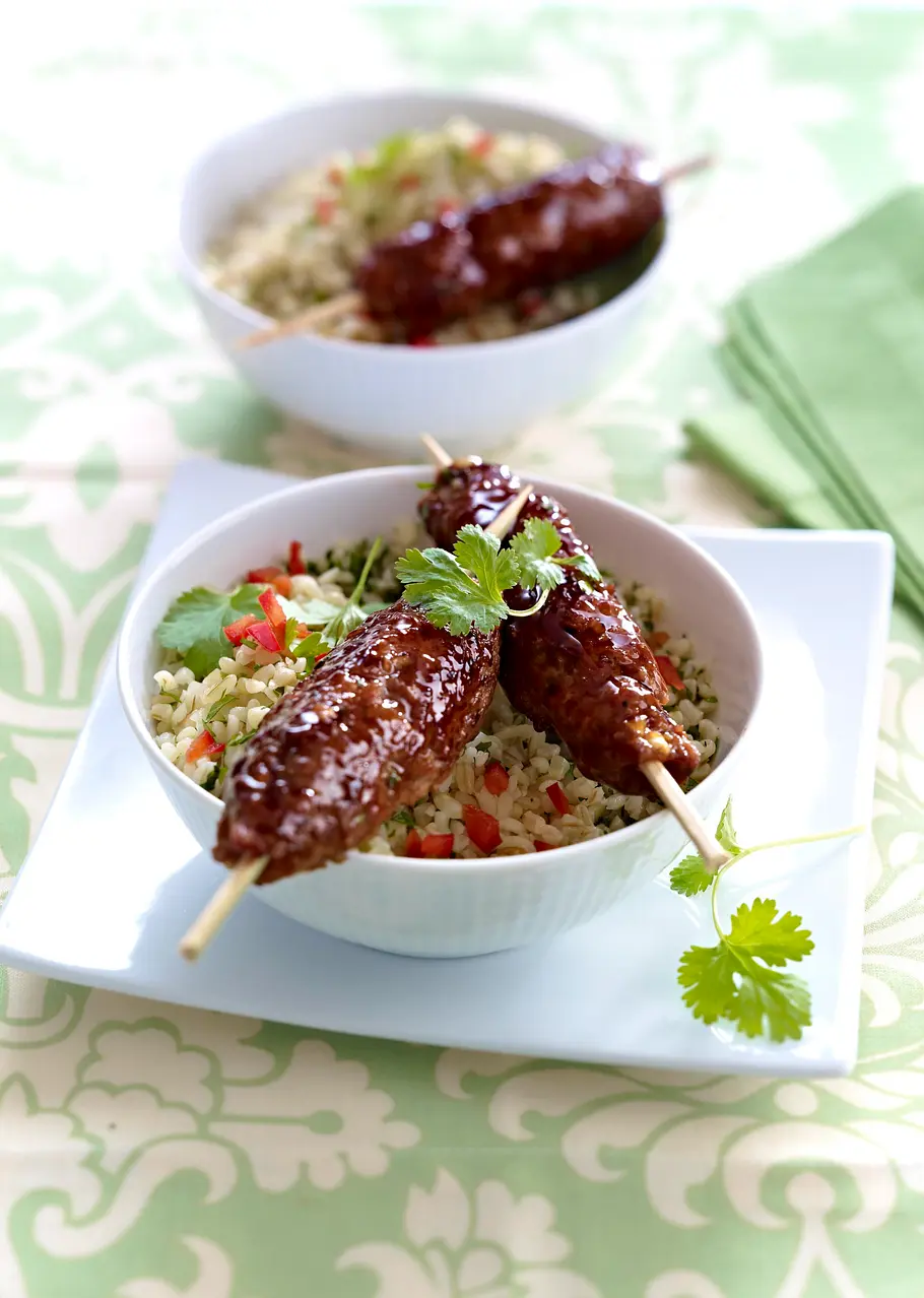 Rindfleisch-Spieße Keftas Rezept Rindfleisch-Spieße Keftas Rezept