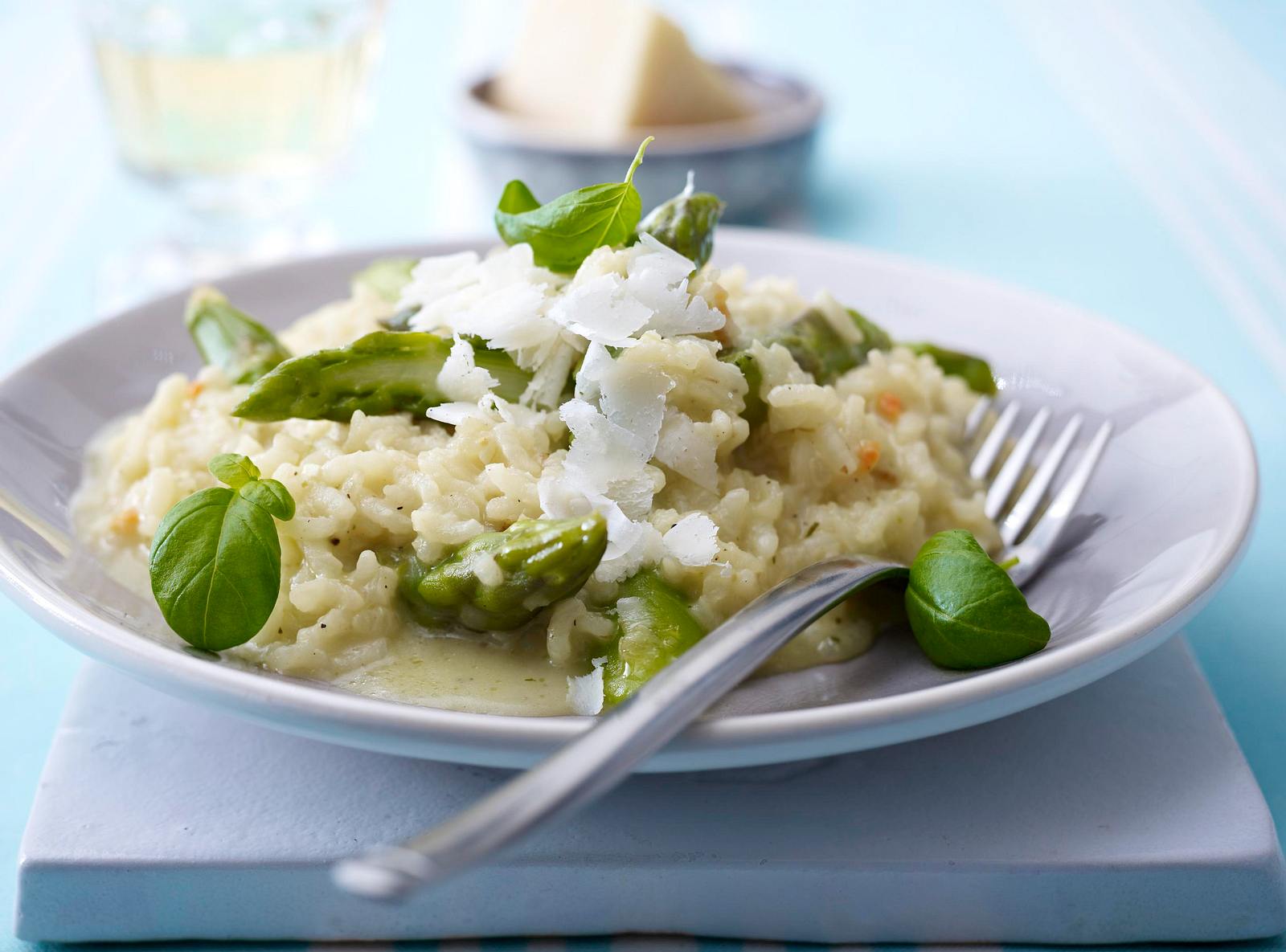 Risotto mit grünem Spargel Rezept | LECKER