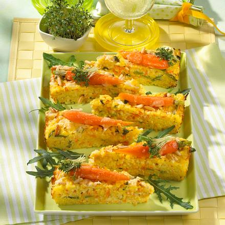 Risotto-Möhren-Quiche Rezept