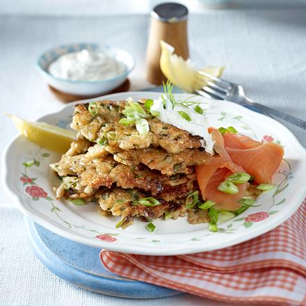 Risottorösti mit Räucherlachs Rezept Risottorösti mit Räucherlachs Rezept