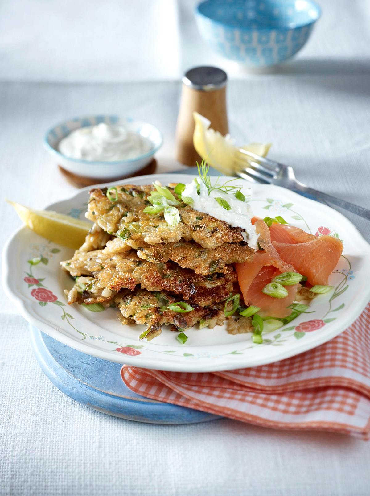 Risottorösti mit Räucherlachs Rezept