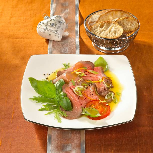 Roastbeef Carpaccio Rezept Roastbeef Carpaccio Rezept