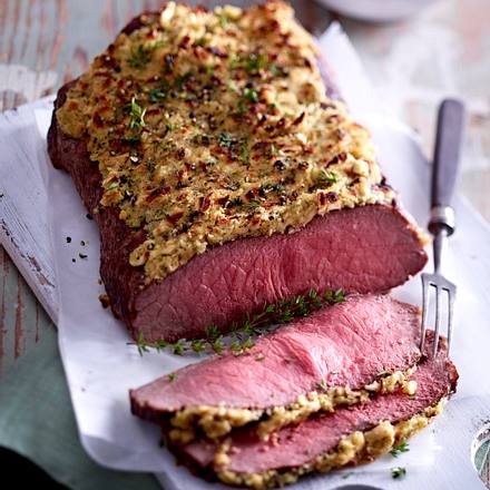 Roastbeef mit Apfelkruste Rezept Roastbeef mit Apfelkruste Rezept