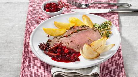 Roastbeef mit Cranberry-Chutney Rezept - Foto: Först, Thomas