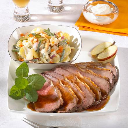 Roastbeef mit Kartoffelsalat Rezept