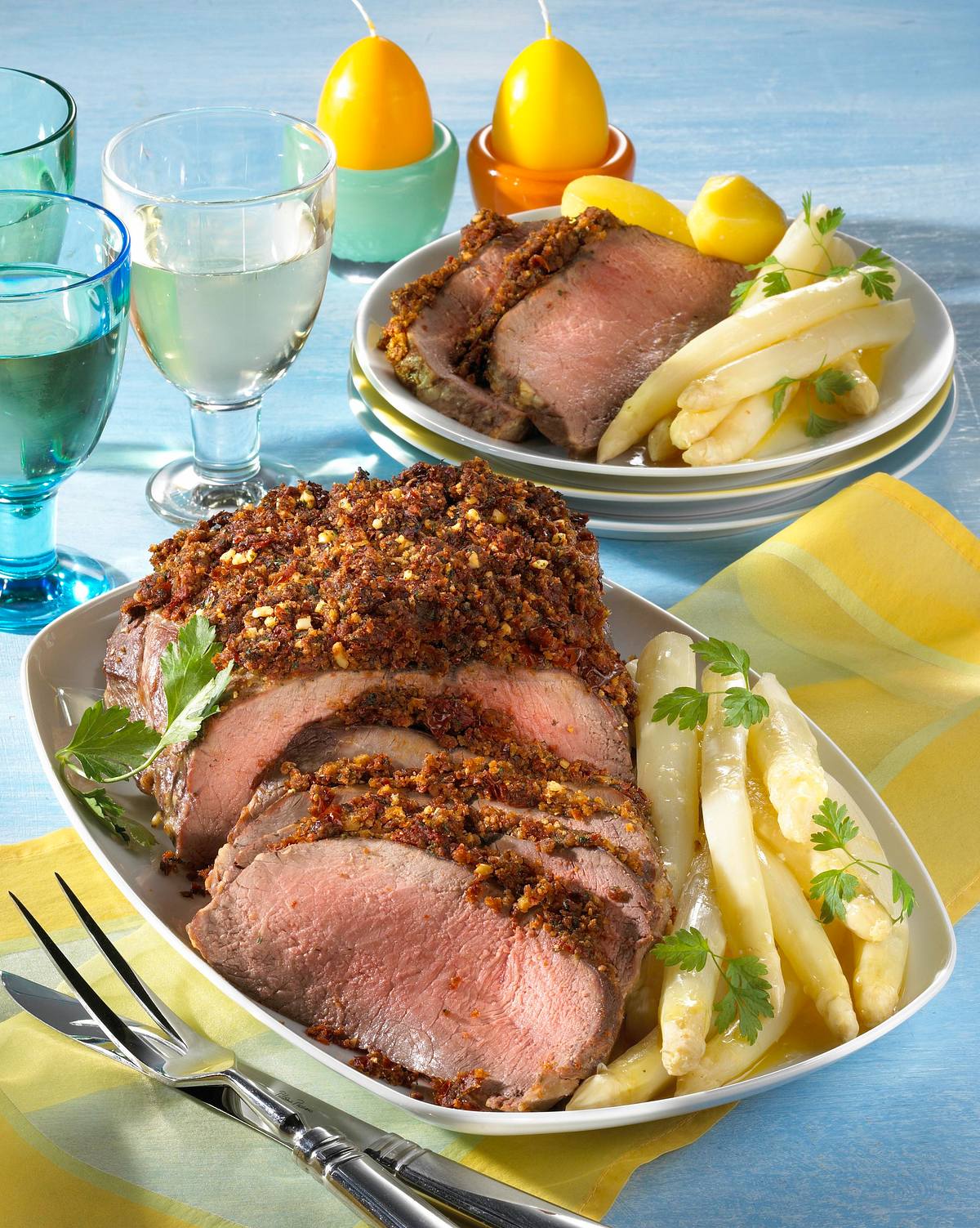 Roastbeef mit Kräuterkruste Rezept