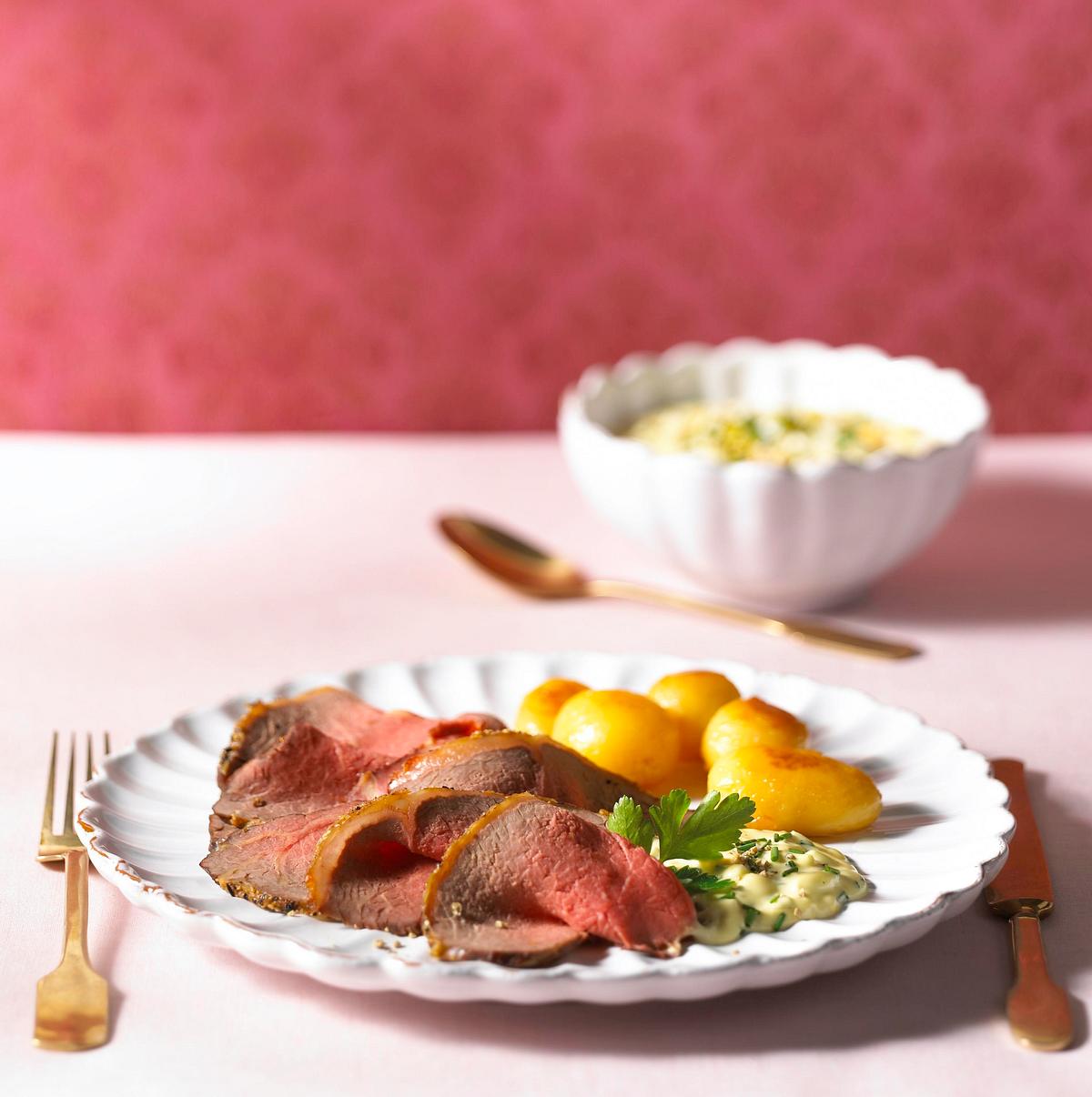 Roastbeef mit Remoulade Rezept
