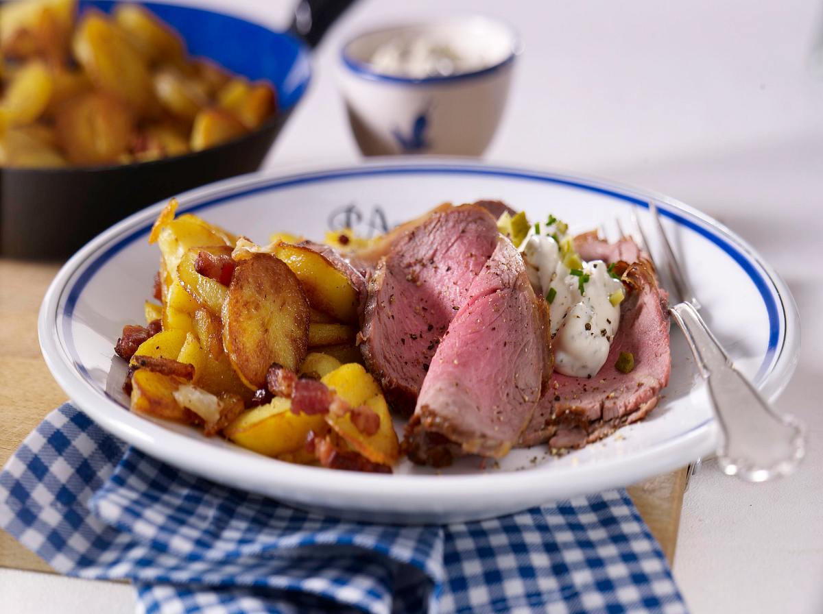 Roastbeef mit Remoulade Rezept