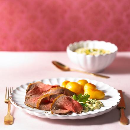 Roastbeef mit Remoulade Rezept Roastbeef mit Remoulade Rezept
