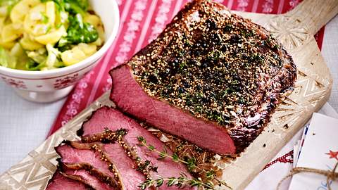 Roastbeef mit Pfefferkruste - Foto: House of Food / Bauer Food Experts KG