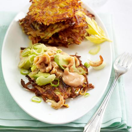 Rösti mit Krabbensalat Rezept Rösti mit Krabbensalat Rezept