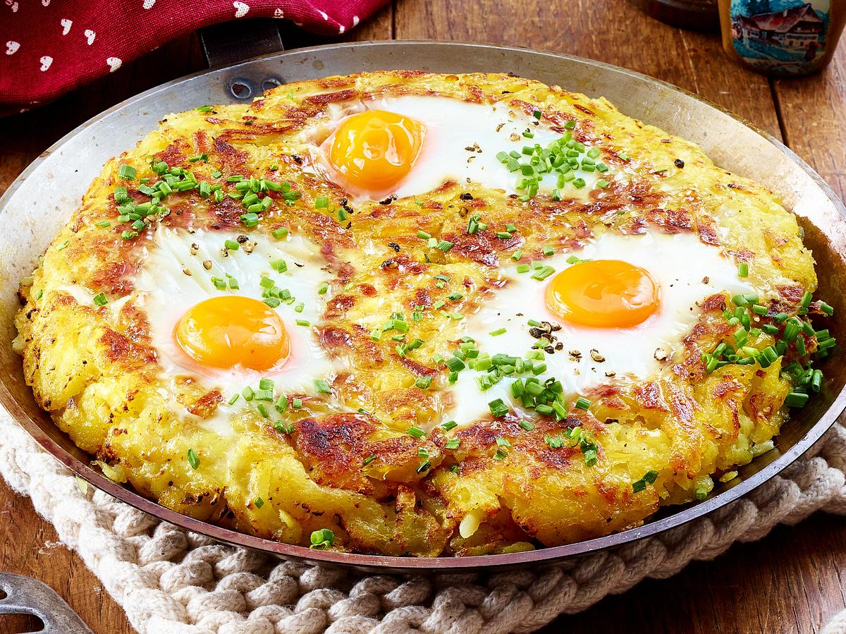 Rösti mit Spiegelei