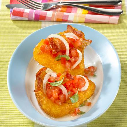 Rösti mit Tomatensalat Rezept Rösti mit Tomatensalat Rezept