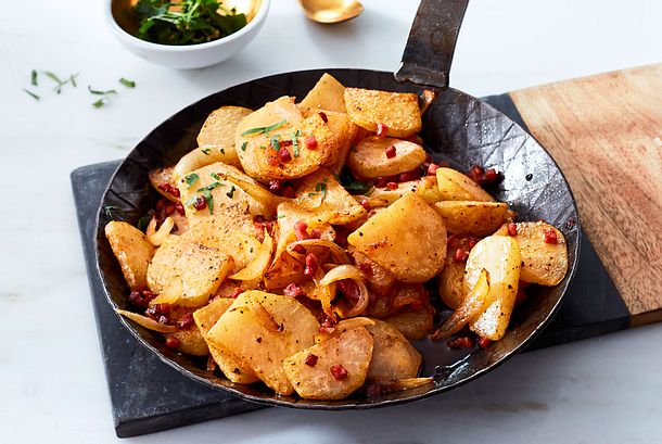 Röstkohlrabi mit Schinken Rezept Röstkohlrabi mit Schinken Rezept