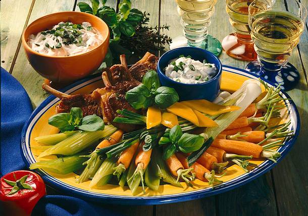 Rohkostplatte Rezept Rohkostplatte Rezept
