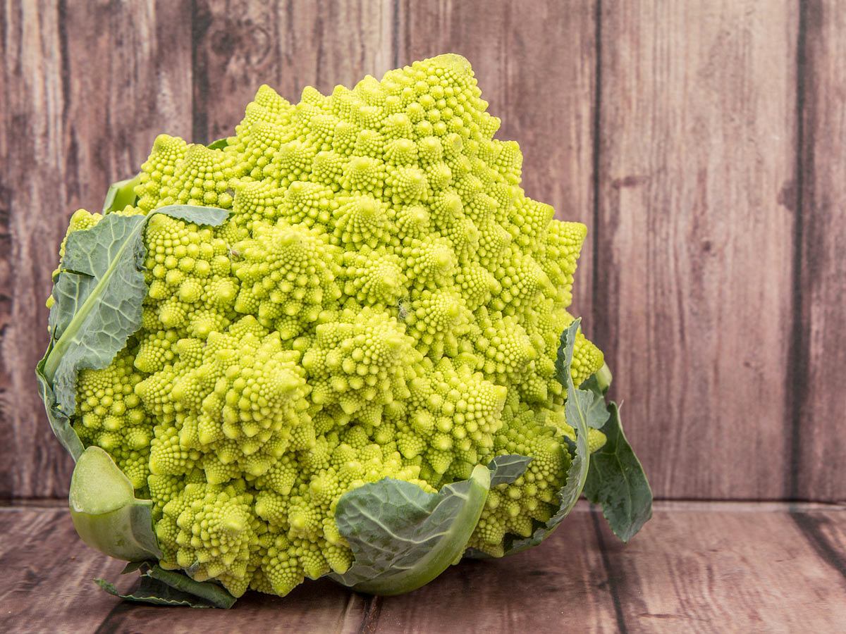 Romanesco ist ein edler Verwandter vom Blumenkohl