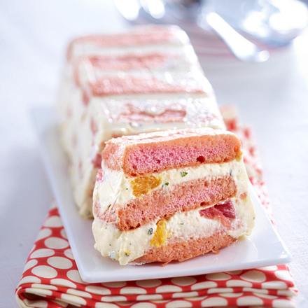 Rosa Tiramisu mit Orangen Rezept Rosa Tiramisu mit Orangen Rezept