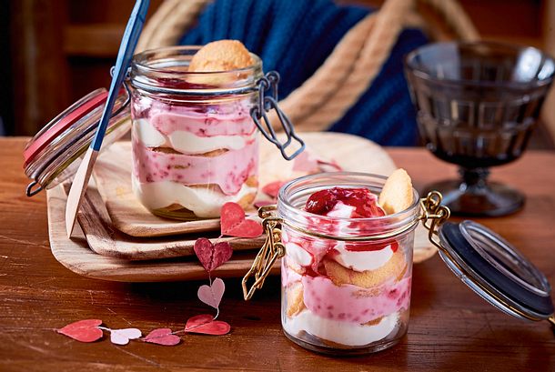 Rosarotes Himbeertiramisu Rezept Rosarotes Himbeertiramisu Rezept
