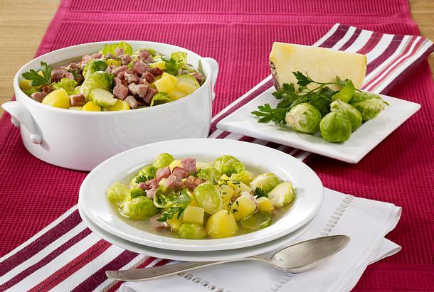 Rosenkohl-Kasseler-Eintopf Rezept Rosenkohl-Kasseler-Eintopf Rezept