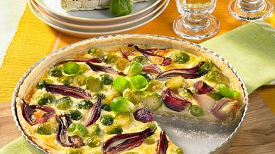Rosenkohl-Quiche Rezept - Foto: LECKER @ Bauer Media Group