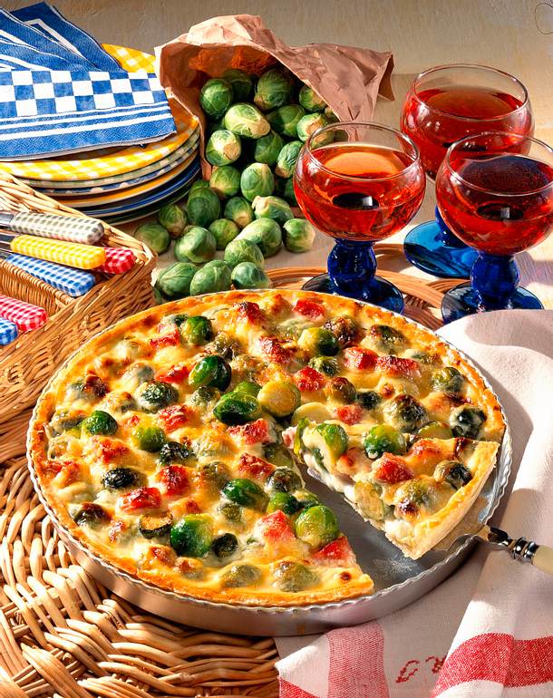 Rosenkohl-Quiche Rezept