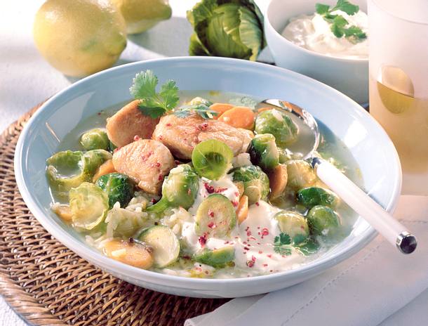 Rosenkohl-Reis-Eintopf Rezept Rosenkohl-Reis-Eintopf Rezept