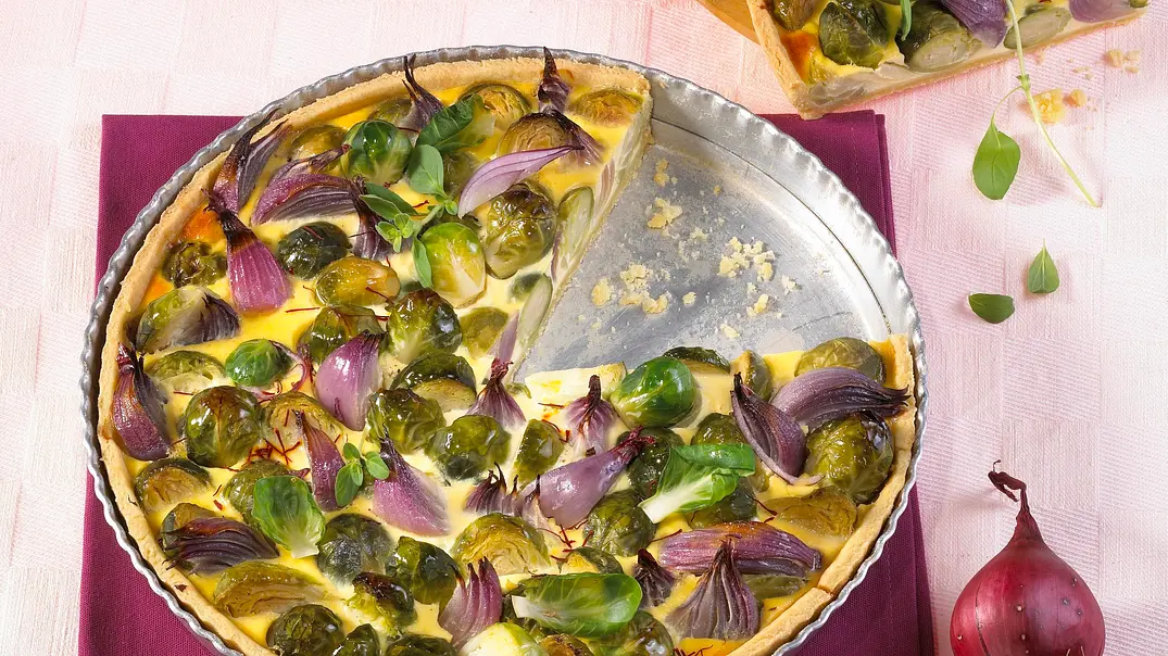 Rosenkohl-Ricotta-Quiche Rezept - Foto: LECKER @ Bauer Media Group Rosenkohl-Ricotta-Quiche Rezept - Foto: LECKER @ Bauer Media Group
