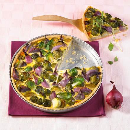 Rosenkohl-Ricotta-Quiche Rezept Rosenkohl-Ricotta-Quiche Rezept