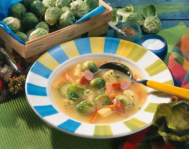 Rosenkohlsuppe Rezept