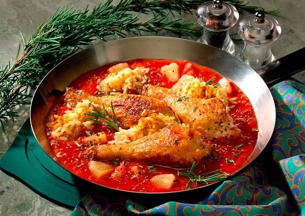 Rosmarin-Hähnchen-Pfanne Rezept Rosmarin-Hähnchen-Pfanne Rezept
