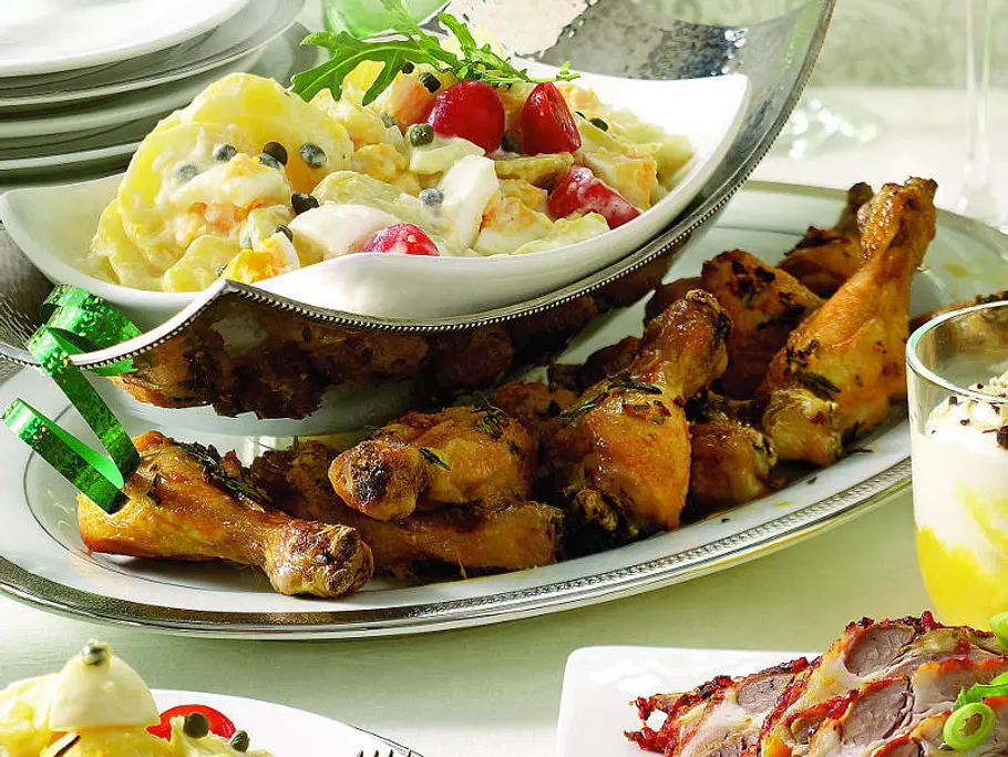 Rosmarin- Hähnchenkeulen Rezept