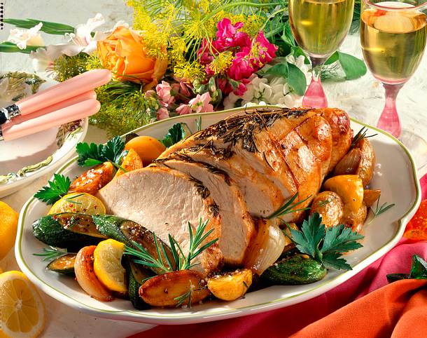 Rosmarin-Putenbraten Rezept Rosmarin-Putenbraten Rezept