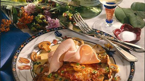 Rösti mit Rahmpilzen Rezept - Foto: Neckermann