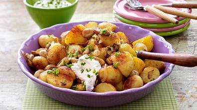 Röstkartoffeln mit Dip Rezept - Foto: LECKER @ Bauer Media Group