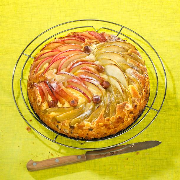 Rot-Grüner-Apfelkuchen Rezept Rot-Grüner-Apfelkuchen Rezept
