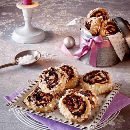 Rot-weiße Cranberry-Mürbeteigplätzchen Rezept Rot-weiße Cranberry-Mürbeteigplätzchen Rezept