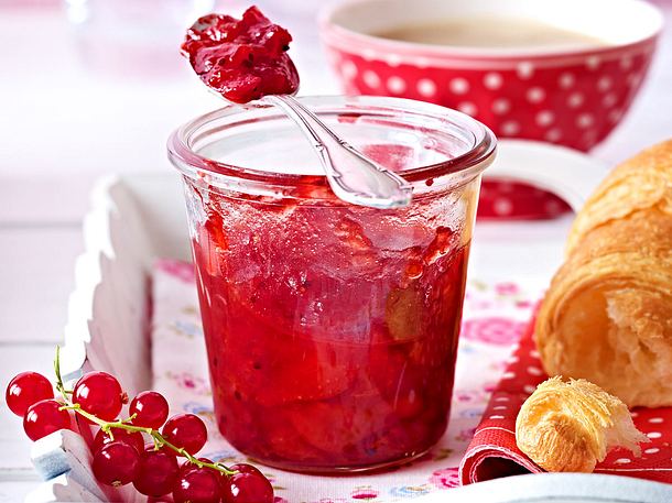 Rote-Beeren-Konfitüre Rezept Rote-Beeren-Konfitüre Rezept