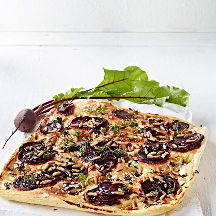 Rote Bete-Focaccia Rezept