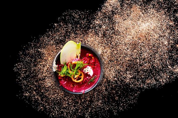 Gechillte Rote-Bete-Gazpacho Rezept Gechillte Rote-Bete-Gazpacho Rezept