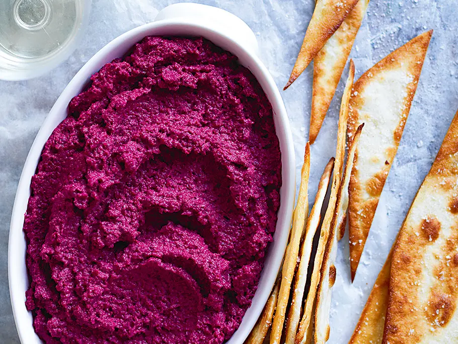 Rote-Bete-Hummus Rezept Rote-Bete-Hummus Rezept