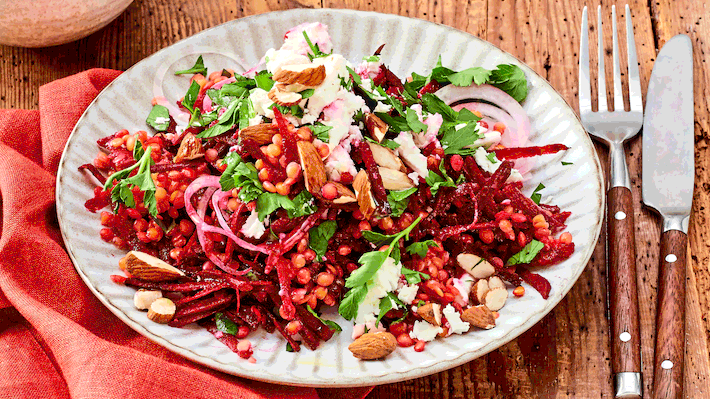 Rote-Bete-Linsen-Salat auf griechische Art Rezept - Foto: House of Food / Food Experts KG