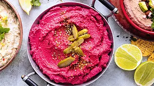Rote-Bete-Mandelmus Rezept - Foto: LECKER @ Bauer Media Group