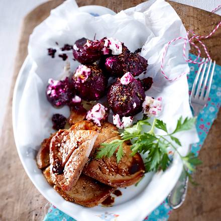 Rote Bete Packchen Mit Schnitzelchen Rezept Lecker