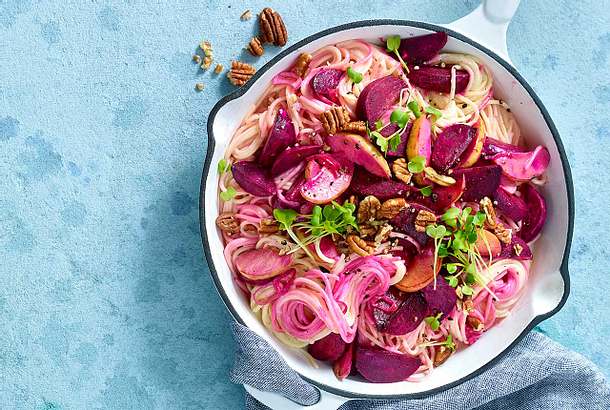 Rote-Bete-Pasta „La Dolce Vita“ Rezept